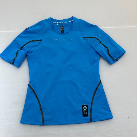 Under Armour X Virgin Galactic Rush Short Sleeve Top - Picture 1 of 8